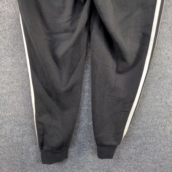Adidas Men's Jogger Pants Black Small Drawstring Waistband Tapered Leg - Picture 4 of 13